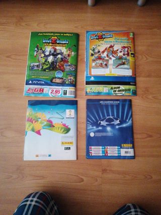 Lote de album cromos fútbol