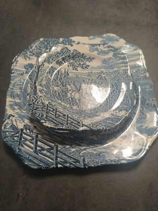 Platos porcelana ingleses