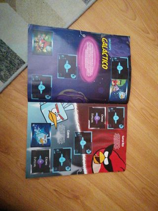Album cromos Angry birds Space