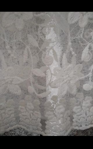 Top encaje blanco marfil