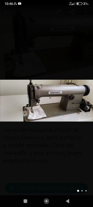 MAQUINA DE COSER INDUSTRIAL.