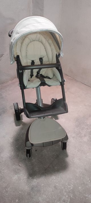 Carrito bebé Stokke Xplory beige + accesorios