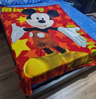 Manta de sofá Mickey Mouse