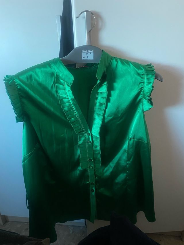 Blusa verde smeraldo