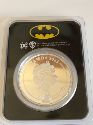 Moneda Plata BATMAN 1 ONZA DC COMICS™