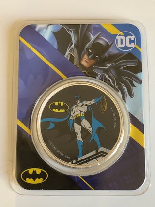 Moneda Plata BATMAN 1 ONZA DC COMICS™