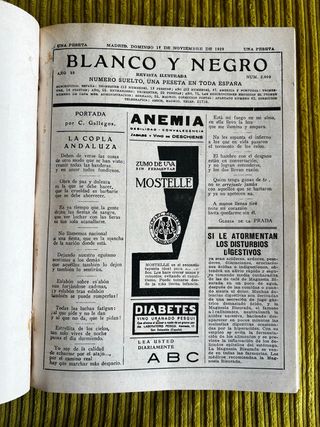 REVISTA “BLANCO Y NEGRO” (1929, noviembre-dic