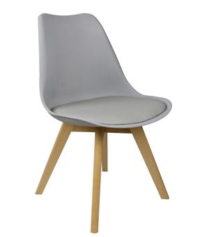 SILLA ESTILO NÓRDICO ASIENTO ACOLCHADO