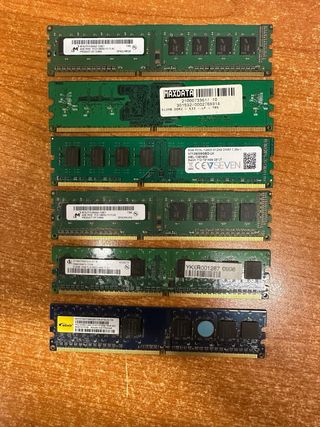 6 Schede memoria Ram