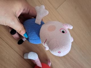 Lote muñecos george y peppa pig