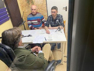 Estudio de grabacion de podcast