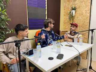 Estudio de grabacion de podcast