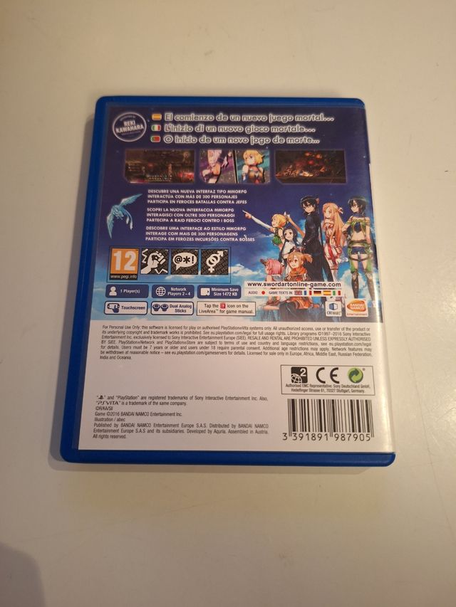 PsVita - Sao Hollow Realization