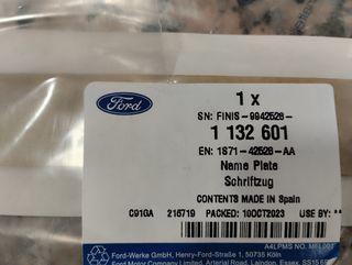 Anagrama trasero Ford Mondeo
