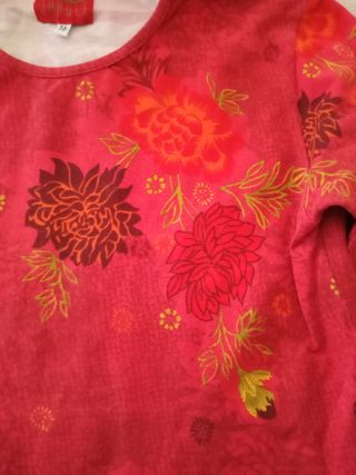 Conjunto Kenzo Jungle camiseta leggings rojo 16año