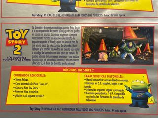 Toy Story 1 y 2 DVD pack edicion rara