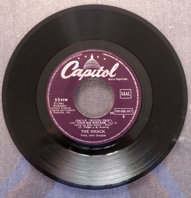 Disco in vinile The Knack - Singolo 1981