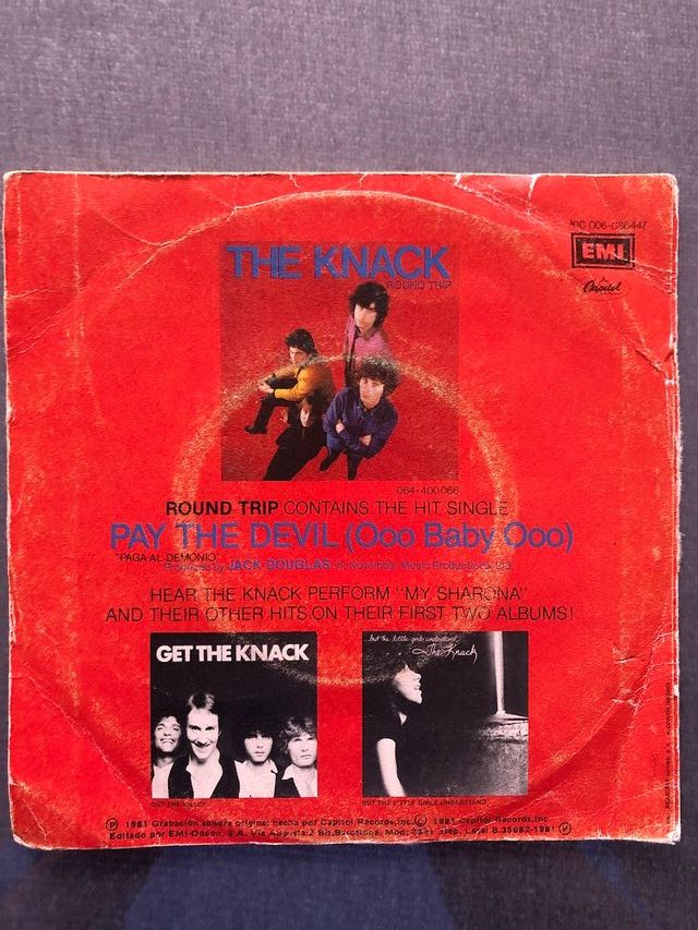 Disco in vinile The Knack - Singolo 1981