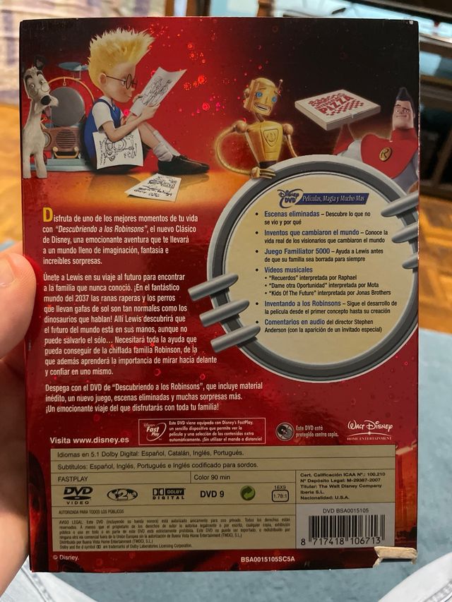 Descubriendo a los Robinsons DVD edición especial