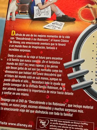 Descubriendo a los Robinsons DVD edición especial