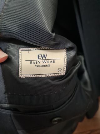 Traje chaqueta y pantalón azul slim fit hombre