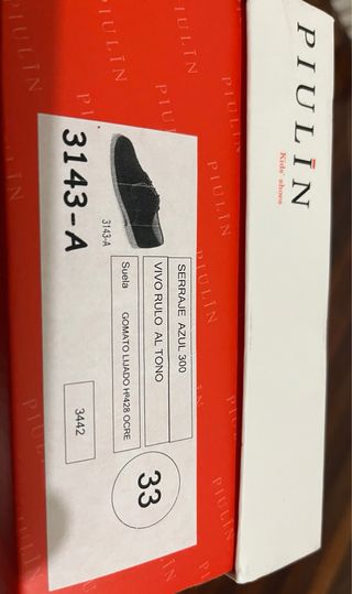 Zapatos de vestir para niño talla 33