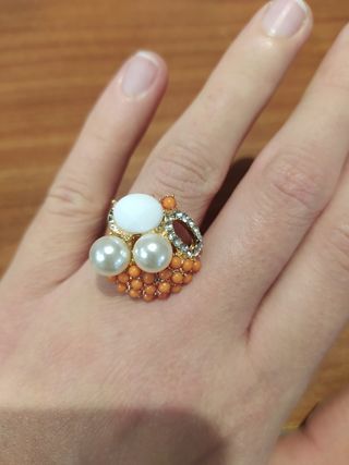 Anello arancione regolabile