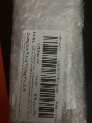 Raspberry zero w2 512mb ram