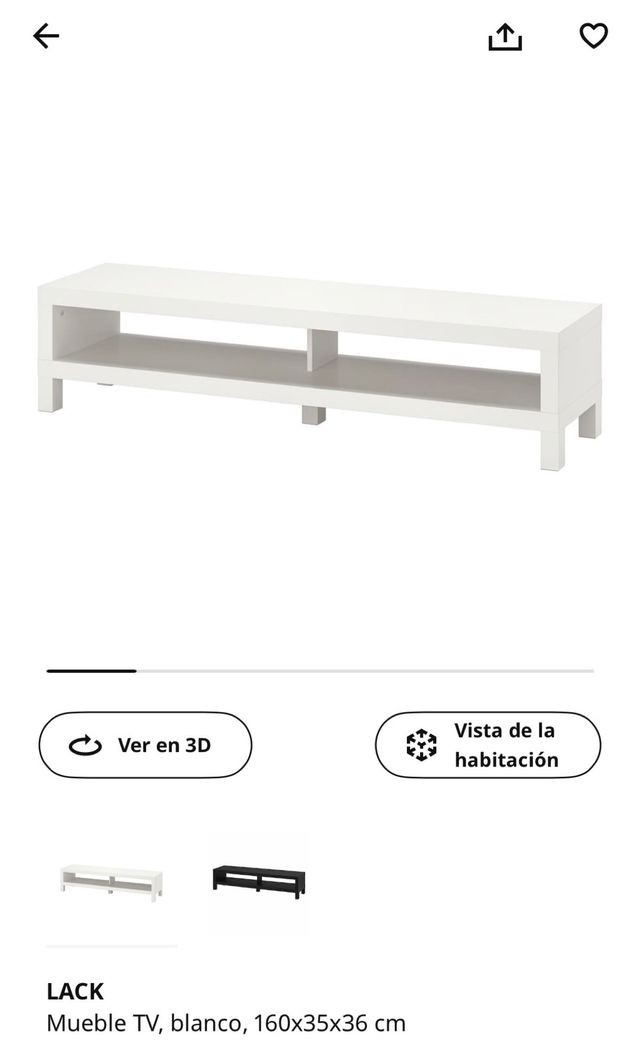 Mueble TV blanco