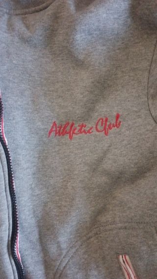 Chaqueta de chándal gris 