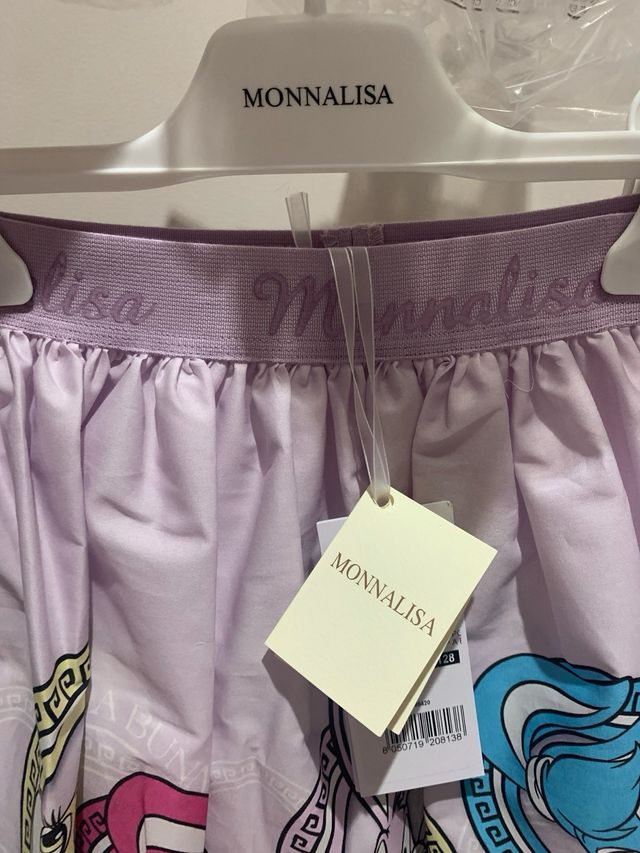 Monnalisa gonna bambina tg 8 anni