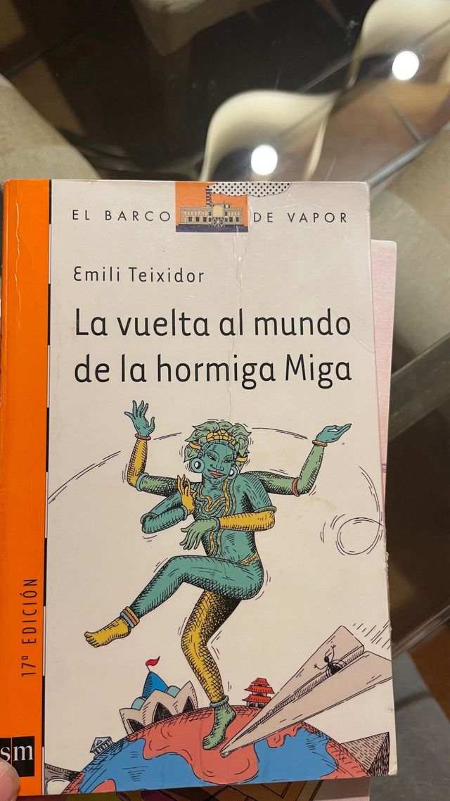 Libro La vuelta al mundo de la hormiga Miga