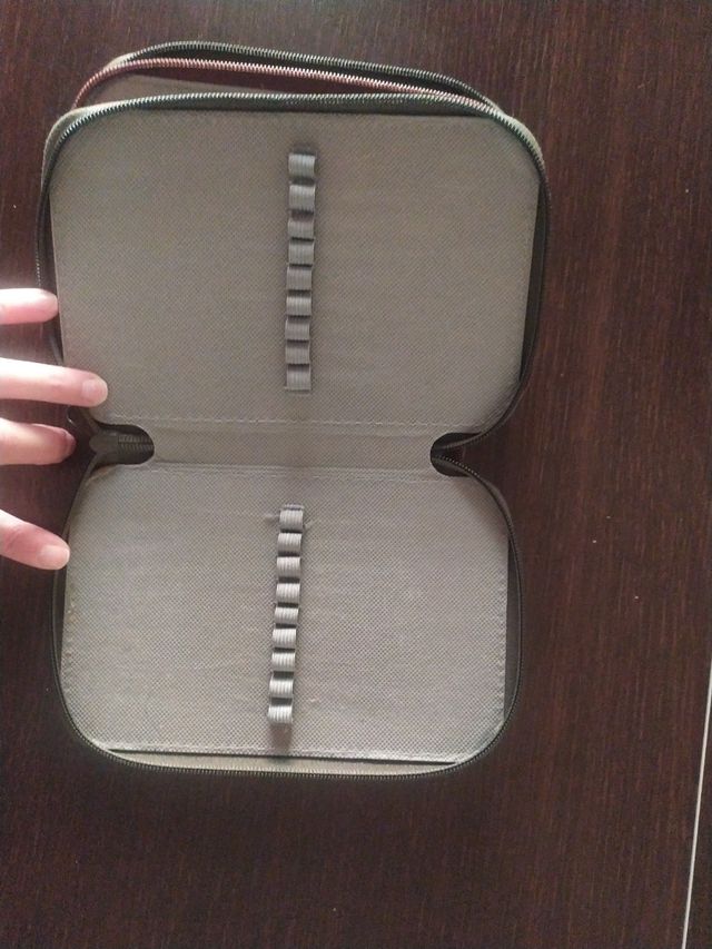 Astuccio scuola a tre scomparti