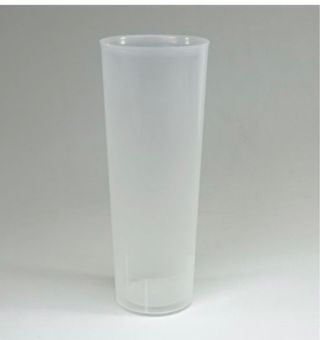 Vasos de tubo de plastico