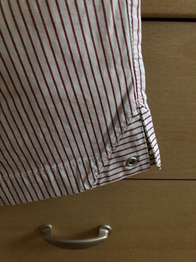 Pantaloni cotone a righe tg 44