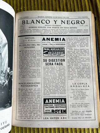 REVISTA “BLANCO Y NEGRO” (1929, mayo-julio)