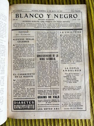 REVISTA “BLANCO Y NEGRO” (1929, mayo-julio)