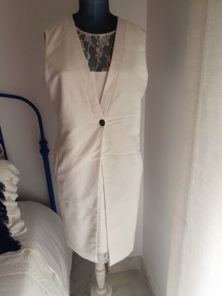 Vestido blanco muy original