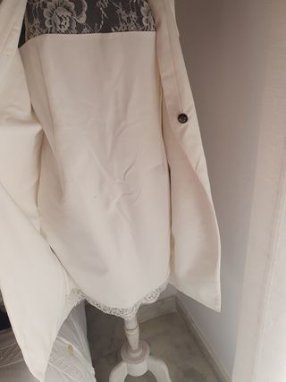 Vestido blanco muy original