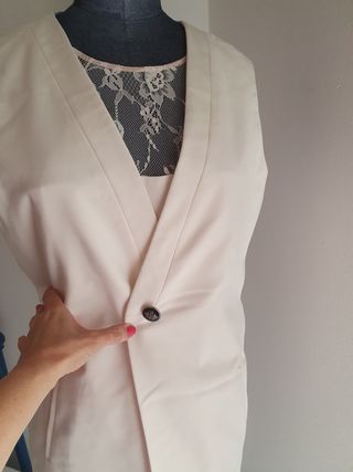 Vestido blanco muy original