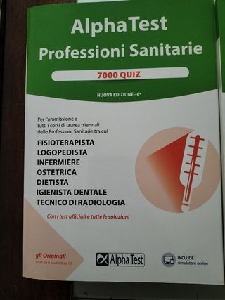 Alpha Test professioni sanitarie