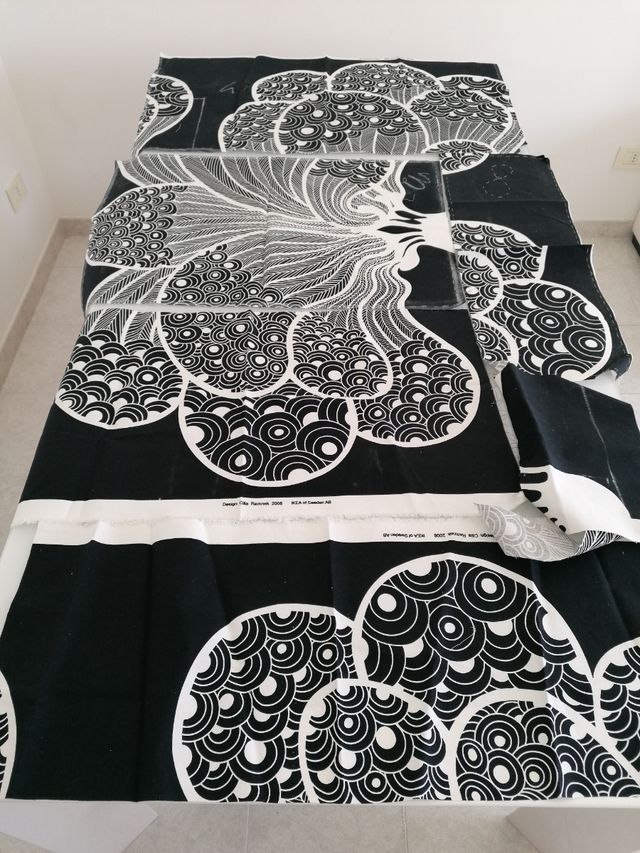 10 pezzi di tessuto di cotone Ikea design vintage