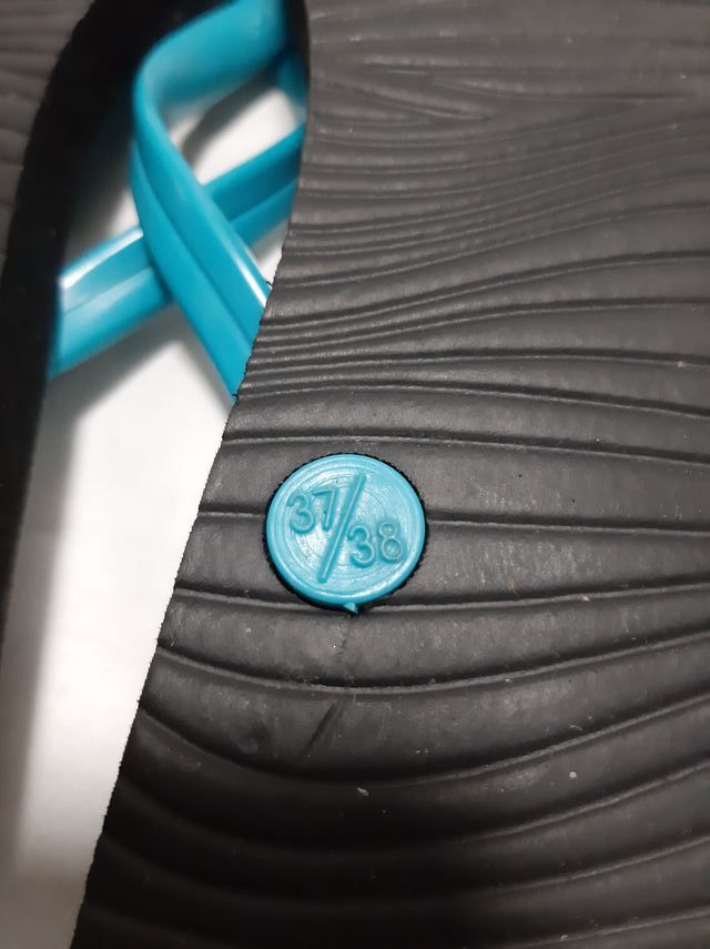 Chanclas playa piscina nuevas T 37/38