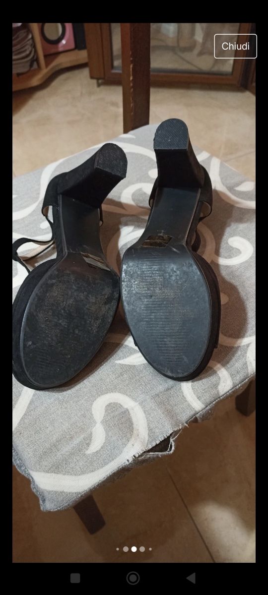 Décolleté donna nera vellutata ottime