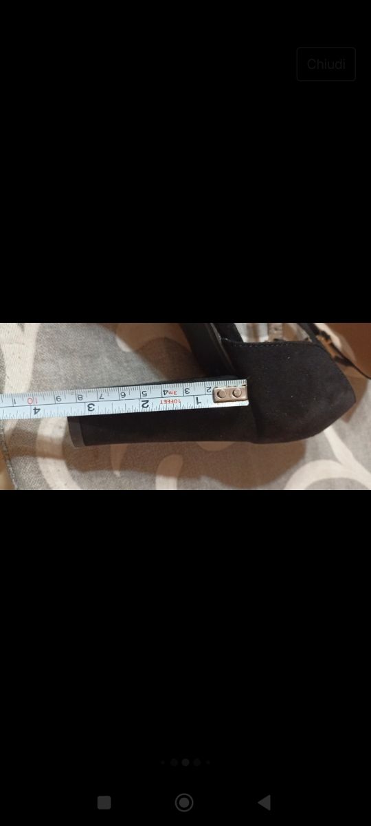 Décolleté donna nera vellutata ottime