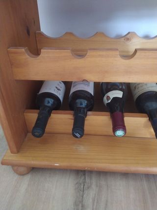 Botellero  madera