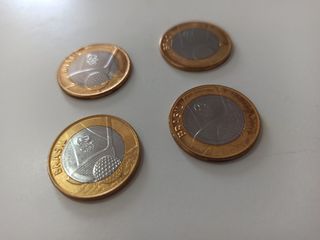 22 monedas Olimpíadas Rio 2016, Brasil