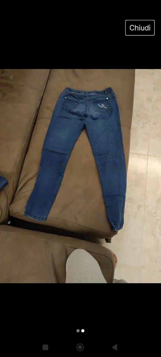 Jeans skinny artigli taglia 40 usati