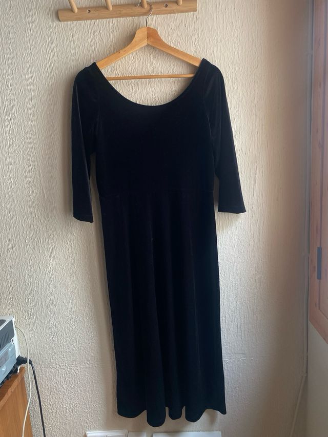 Vestido terciopelo negro - easy wear