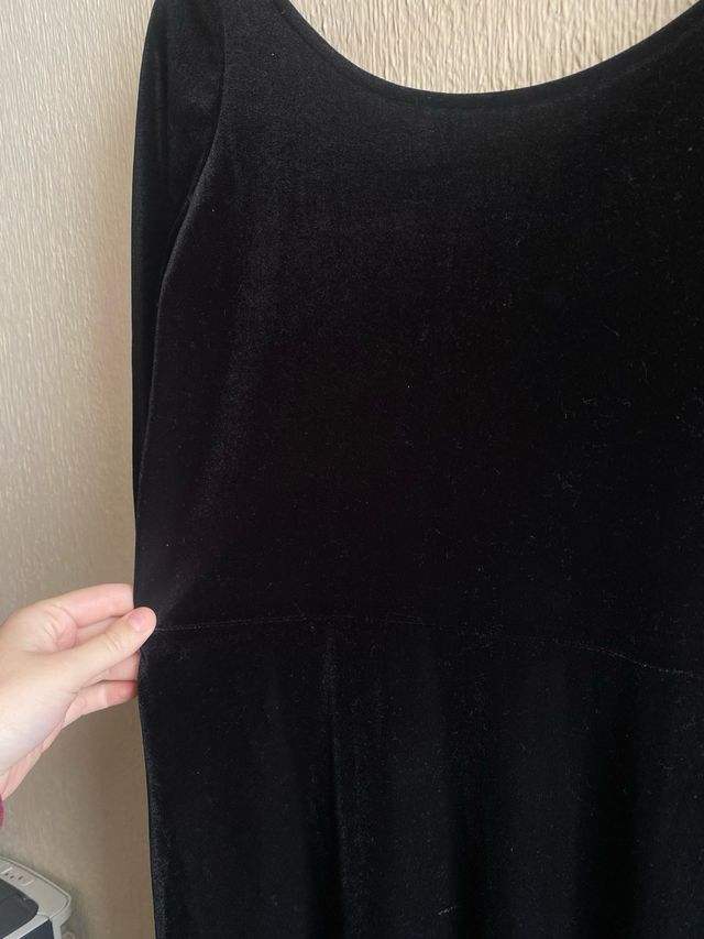 Vestido terciopelo negro - easy wear